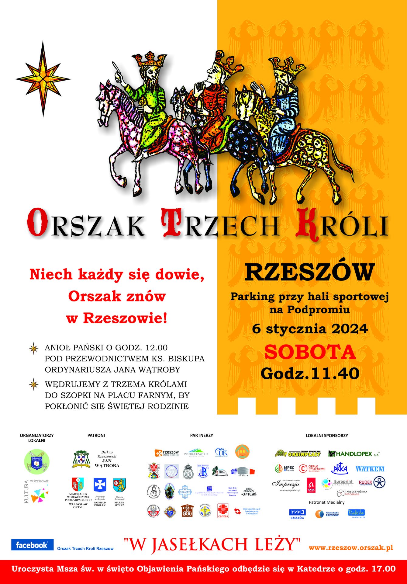 Rzeszów orszak trzech króli 2024